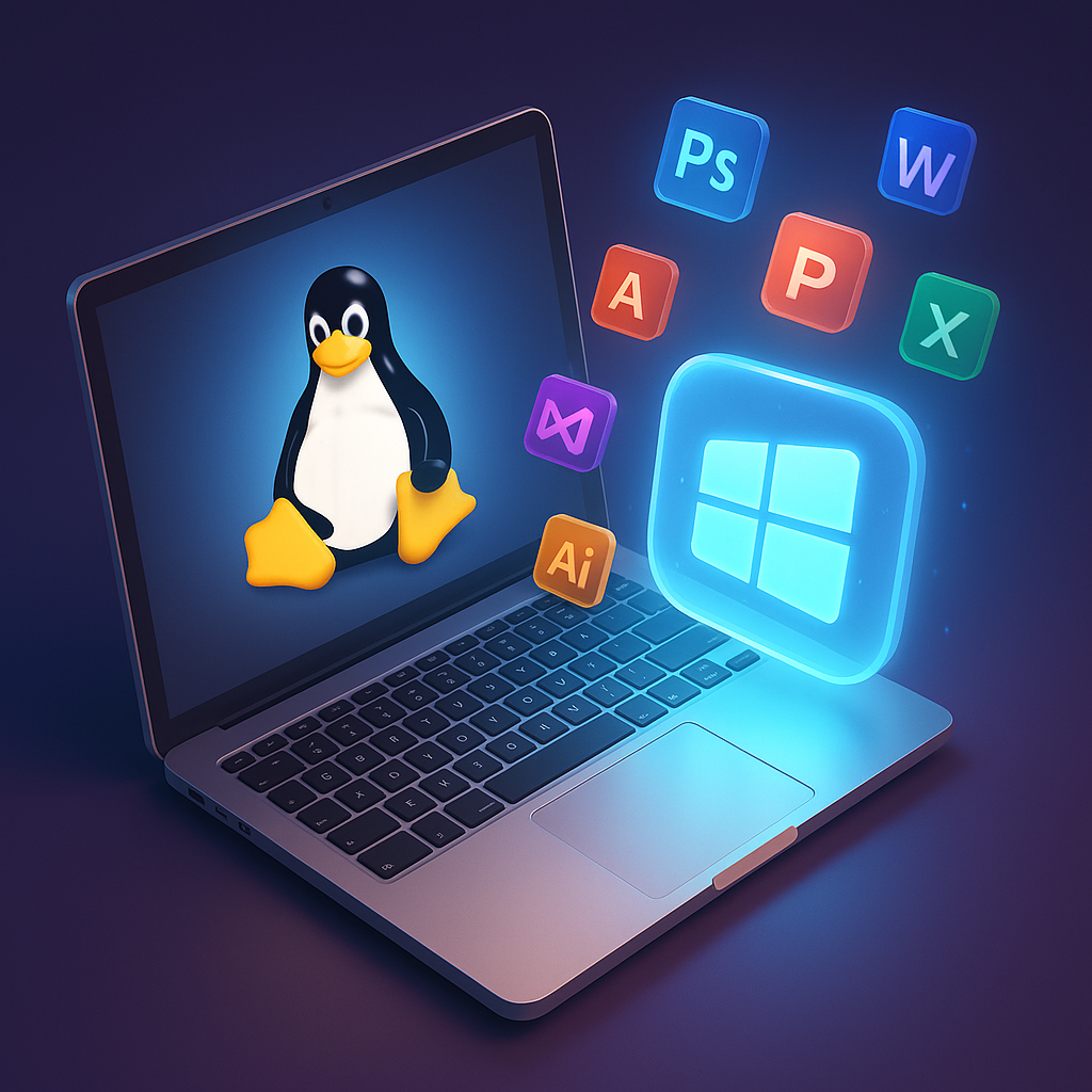 Jak na Linuxu (skoro) pohodlně spustit Windows aplikaci